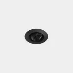 Recessed ceiling lights Play Mini Flat Round Adjustable LED 4.5W 3000K CRI 92 24.6º ON-OFF Black IN IP20 / OUT IP54 361lm