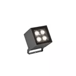 Spotlight IP66 Cube Spot 4 LEDS LED 19.6W RGB-3000K DMX RDM Urban grey 672lm