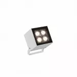 Spotlight IP66 Cube Spot 4 LEDS LED 19.6W RGB-3000K DMX RDM White 1434lm