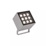 Spotlight IP66 Cube Spot 9 LEDS LED 32.1W RGB-3000K DMX RDM Grey 2368lm