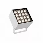 Spotlight IP66 Cube Spot 16 LEDS LED 36W RGB-3000K DMX RDM White 6451lm