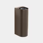 Surface-mounted wall light IP66 Max Big Double Emission LED 30W 3000K DALI-2 Brown 2610lm