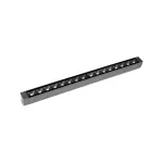 Lineal lighting system IP65 Cube Linear Surface 1000mm LED 47.2W RGB-3000K DMX RDM Urban grey 3136lm