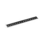 Lineal lighting system IP65-IP67 Cube Linear Recessed 1000mm LED 44.5W RGB-3000K DMX RDM Grey 3136lm