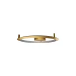 Surface-mounted wall light Circular Inward Surface Ø600 LED 39W 2700K DALI-2 Gold 2225lm