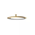 Surface-mounted wall light Circular Inward Recessed Ø600 LED 39W 3000K DALI-2 Gold 2418lm