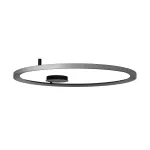Surface-mounted wall light Circular Upward Surface Ø900 LED 53W 2700K DALI-2 Black 3543lm