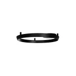 Surface-mounted wall light Circular Outward Indoor Surface Ø600 LED 39W 3000K DALI-2 Black 3402lm