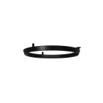 Surface-mounted wall light Circular Outward Indoor Recessed Ø600 LED 39W 3000K DALI-2 Black 3402lm