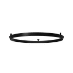 Surface-mounted wall light Circular Outward Indoor Recessed Ø900 LED 53W 3000K DALI-2 Black 2770lm
