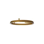 Surface-mounted wall light Circular Downward Surface Ø600 LED 33W 3000K DALI-2 Gold 2318lm