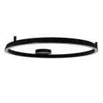 Surface-mounted wall light Circular Downward Surface Ø900 LED 46W 3000K DALI-2 Black 2507lm