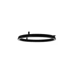 Surface-mounted wall light Circular Downward Recessed Ø600 LED 33W 2700K DALI-2 Black 2133lm