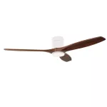Fan Stem Evo ø1220mm Tube White with Dark Wood Blades Madera Oscura LED 2875 SW 3000-4000-5000K ON-OFF