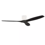 Fan Stem Evo ø1220mm Tube White with Black Blades Black LED