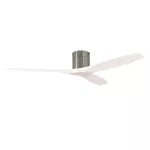 Fan Stem Evo ø1220mm Tube Satin Nickel with White Blades White LED