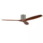 Fan Stem Evo ø1220mm Tube Satin Nickel with Dark Wood Blades Madera Oscura LED