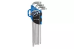 Klucze torx ekstra długie, kpl 9cz