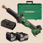 HIKOKI SZLIFIERKA PROSTA 18V GP18DB WGZ 2x5,0Ah BL REG.OBR. WŁ. CZUWAKOWY WALIZKA