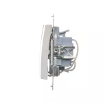 Simon 54 WMDL-0311xx-011 Łącznik potrójny z podświetleniem LED (moduł) 10AX, 250V~, szybkozłącza; biały