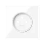 Simon 100 W100-10020120x-130 Panel 1-krotny: 1 gniazdo zasilające; biały