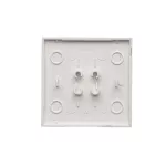 Simon 55 WMDL-K016xx-143 Klawisz pojedynczy z piktogramem "schody" do: SW6M; Aluminium mat