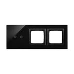 Simon 54 Touch WMDZ-01123S-075 Panel dotykowy S54 Touch, 3 moduły, 2 pola dotykowe poziome + 2 otwory na osprzęty S54, wulkaniczna lawa