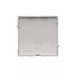 Simon Basic WMUZ-611xxx-4012 Zaślepka ramki – mocowanie na zatrzask do ramki; srebrny mat *Do modułów wewnętrznych w ramkach wielokrotnych