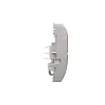 Simon Basic WMUL-0H1xx1-4011 Łącznik hotelowy pojedynczy z podświetleniem LED, Imax 10 (2) A; srebrny mat