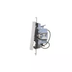 Simon 55 WMDL-031xx5-114 Przycisk potrójny z podświetleniem LED (moduł) 10 AX, 250 V~, szybkozłącza; Jasnoszary mat