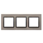 Simon 54 Nature WMDZ-0130xS-098 Ramka 3-krotna Nature-Beton, CZARNY CHARAKTER, IP20/IP44* (*IP44-należy zastosować uszczelkę ramki DUN3)