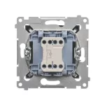 Simon 54 WMDL-011xxx-048 Łącznik jednobiegunowy z podświetleniem LED (moduł) 10AX, 250V~, szybkozłącza; antracyt