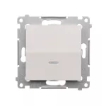 Simon 54 WMDL-011xx1-011 Łącznik jednobiegunowy z sygnalizacją załączenia LED (moduł) 10AX, 250V~, szybkozłącza; biały