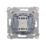 Simon 54 WMDL-011xx1-041 Łącznik jednobiegunowy z sygnalizacją załączenia LED (moduł) 10AX, 250V~, szybkozłącza; kremowy