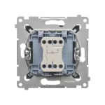 Simon 54 WMDL-011xx1-048 Łącznik jednobiegunowy z sygnalizacją załączenia LED (moduł) 10AX, 250V~, szybkozłącza; antracyt
