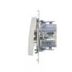 Simon 54 WMDL-050xxx-011 Łącznik świecznikowy (moduł) 10AX, 250V~, szybkozłącza; biały