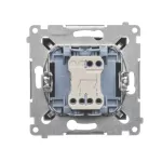 Simon 54 WMDL-050xxx-048 Łącznik świecznikowy (moduł) 10AX, 250V~, szybkozłącza; antracyt