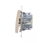 Simon 54 WMDL-061xxx-041 Łącznik schodowy z podświetleniem LED (moduł) 10AX, 250V~, szybkozłącza; kremowy