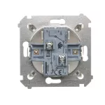 Simon 54 WMDL-0602xx-044 Łącznik schodowy podwójny (moduł) 10AX, 250V~, zaciski śrubowe; złoty mat