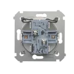 Simon 54 WMDL-0612xx-043 Łącznik schodowy podwójny z podświetleniem (moduł) 10AX, 250V~, zaciski śrubowe; srebrny mat