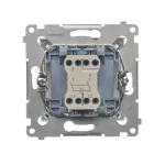 Simon 54 WMDL-021xxx-044 Łącznik dwubiegunowy z podświetleniem LED (moduł) 10AX, 250V~, szybkozłącza; złoty mat