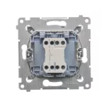 Simon 54 WMDL-080xxx-043 Przycisk „światło” (moduł) 10AX, 250V~, szybkozłącza; srebrny mat