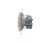Simon 54 WMDW-03111x-011 Gniazdo Schuko z przesłonami (moduł) 16A, 250V~, zaciski śrubowe; biały