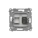 Simon 54 WMDH-0XXXX1-043 Gniazdo HDMI (moduł); srebrny mat
