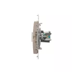 Simon 54 WMDK-0600xx-044 Gniazdo komputerowe RJ45 kategoria 5e + telefoniczne RJ12 (moduł); złoty mat