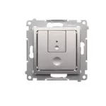 Simon 54 WMDZ-xxxxx1-043 Ściemniacz dwuprzyciskowy (moduł) 40–500 W (300 VA); srebrny mat