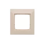 Simon 54 Premium WMDZ-0110xx-041 Ramka 1-krotna PREMIUM IP20 / IP44; kremowy