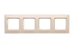 Simon 54 Premium WMDZ-0140xx-041 Ramka 4-krotna PREMIUM IP20 / IP44; kremowy