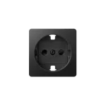 Simon 82 W8-2041-38xxx-xxxx Pokrywa gniazda pojedynczego Schuko z przesłonami; grafit