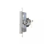 Simon 55 WMDA-P91xx5-143 Gniazdo komputerowe pojedyncze RJ45 kategoria 6, z przesłoną przeciwkurzową (moduł); Aluminium mat